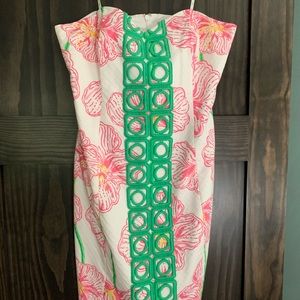 Lilly Pulitzer strapless dress